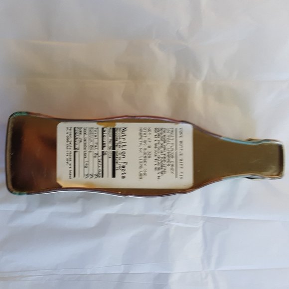 Coca Cola Coke Bottle Metal Gift Tin Vintage 1996 Preowned VG 13" - Picture 5 of 13